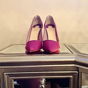 CL Follies Purple, 💯Authentic, worn once.